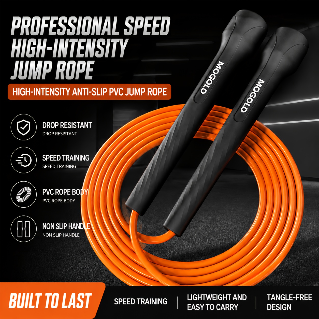 Skipping Rope Pvc - Corde à sauter professionnelle - Corde