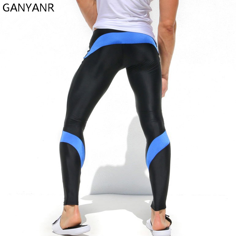 Crossfit Ga - GANYANR-Collants de sport pour homme, leggings