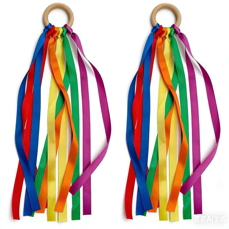 Cerfs-volants arc-en-ciel à ma - Gymnastic Ring Wood avis et prix