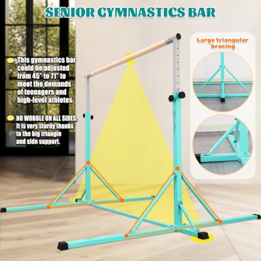 Barre de gymnastique pour entr - Gymnastic Ring Wood avis et prix