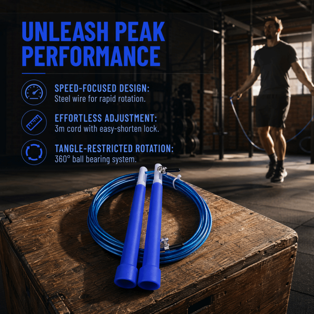 Corde à sauter portable en fil - Skipping Rope Pvc avis et prix