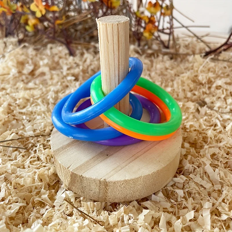 Anneau de perroquet interactif - Gymnastic Ring Wood avis et prix